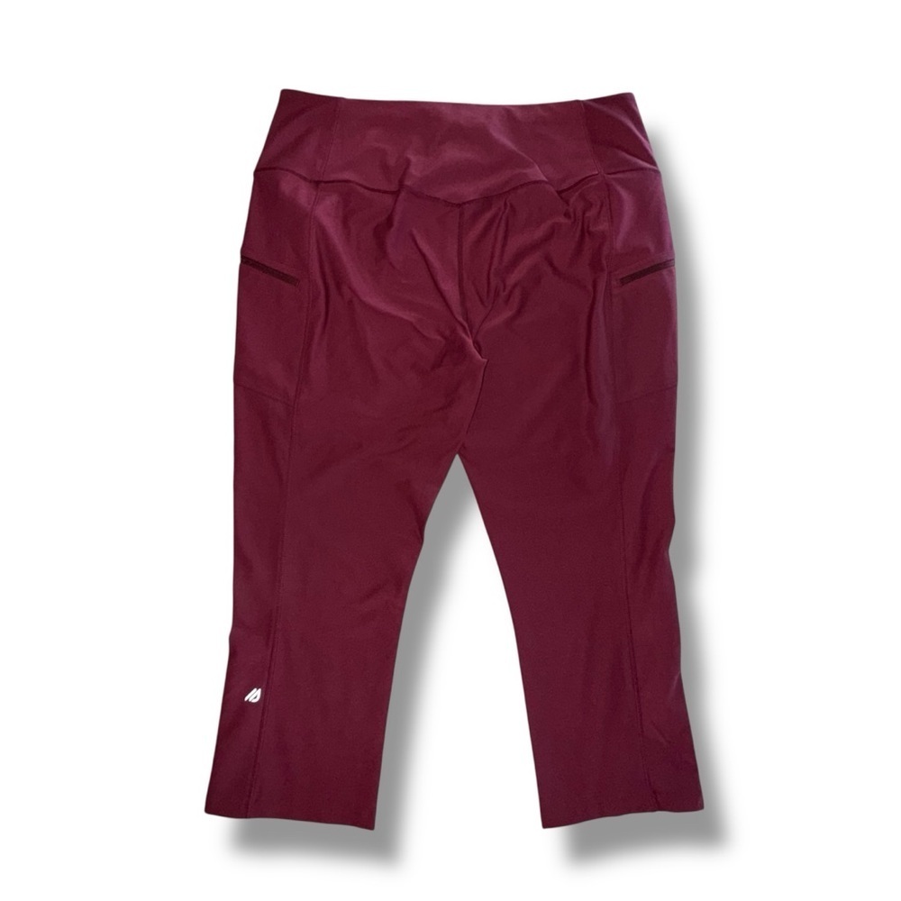 EDDIE BAUER Women’s Trail Tight Capris - High Rise Dark Berry XL - Picture 6 of 12